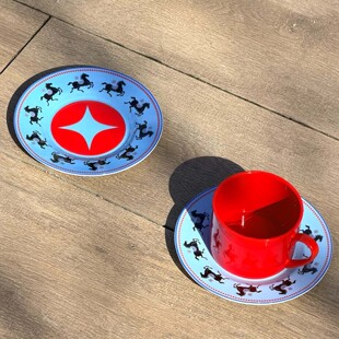 节日礼物 杯子套装 JXGZ吉星高照马年限定马克杯咖啡杯套装 新中式