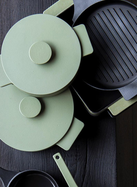 宝石山下SERAX比利时铸铁锅炖锅平底锅汤锅法郎双耳煎锅乔迁礼物