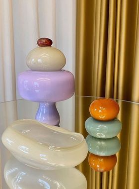 Helle Mardahl丹麦糖果玻璃器皿玻璃杯艺术花瓶糖罐花器水杯水壶