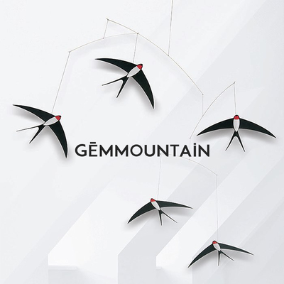 Flensted Mobiles官方授权丹麦燕子平衡吊饰风铃挂饰装饰乔迁礼物