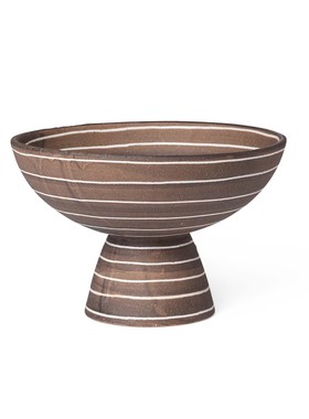 丹麦ferm living陶土果盘器皿装桌面饰侘寂北欧乔迁礼物