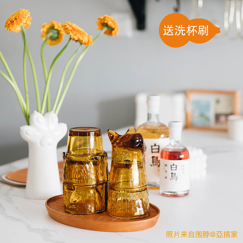 西班牙餐具动物玻璃杯官方授权