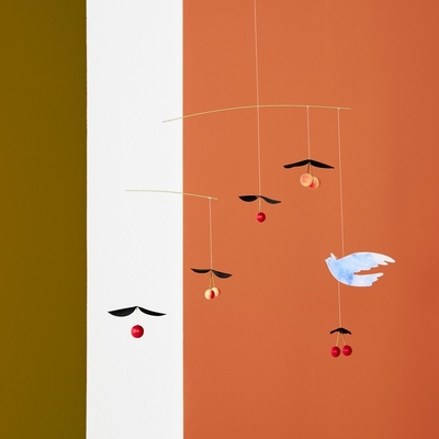 Flensted丹麦手工吊饰樱桃小鸟