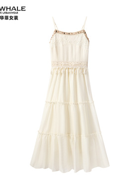 露露酱NN~「未闻花名」马克华菲 舒适新款百搭连衣裙 F52026A584