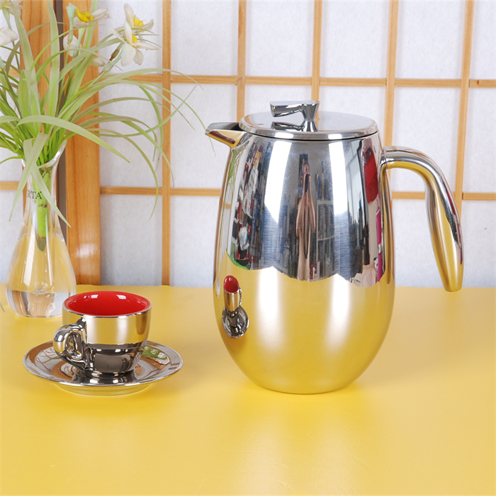 瑞士波顿bodum双层不锈钢法压壶