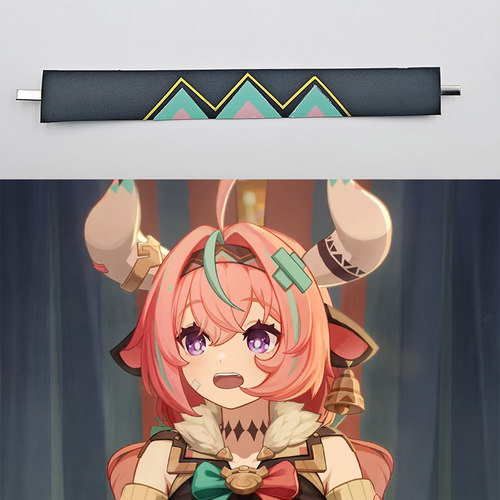 原神瓦雷莎cos头带面具英雄头饰