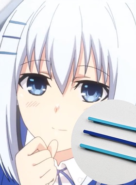 约会大作战 鸢一折纸发夹 东方 魂魄妖梦cos一字夹饰品道具