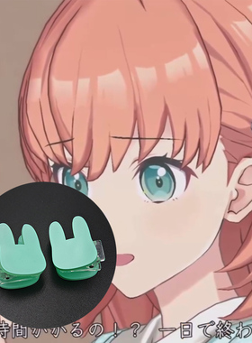 日野下花帆cos发夹兔子抓夹love live莲之空发饰头饰