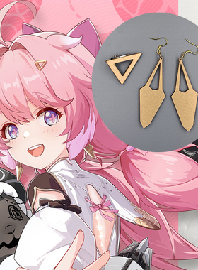 安可发夹Encore耳坠共鸣者cosplay道具亚克力发饰