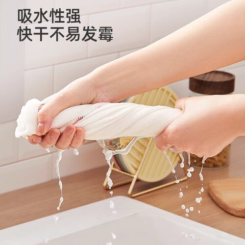 德国品质洗碗布厨房专用抹布不沾油易清洗加厚洗碗巾不掉毛百洁布