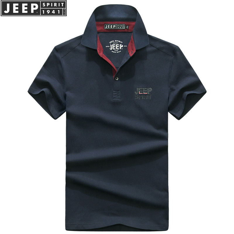 JEEP/¼ªÆÕ ÄÐÊ¿¶ÌÐäTÐô2018Ïļ¾´óÂë¿íËÉ·Áì°ëÐä´òµ×ÉÀ´¿É«ÉÏÒÂ