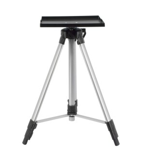 跨境清仓!轻便稳重!出口欧美投影仪支架带托盘铝合金加粗加厚可升降便携通用伸缩落地投影仪支架三角架子