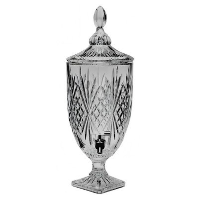 带龙头浮雕水晶玻璃壶