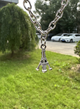 巴黎铁塔皇冠钥匙手链脚链女饰品