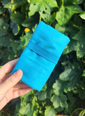 蓝色系速干浴巾旅行男士健身女士瑜伽儿童柔软吸水快干游泳便携