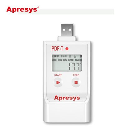 Apresys艾普瑞179PDF/TI超低温温度记录仪冷链箱疫苗冷藏车专用