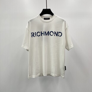 T恤 JOHN 200363 短袖 logo字母印花男士 RICHMOND 26春夏新款