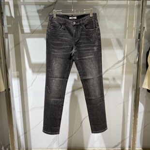 牛仔裤 26春夏老佛爷logo字母刺绣立体印花男士 Lagerfeld Karl