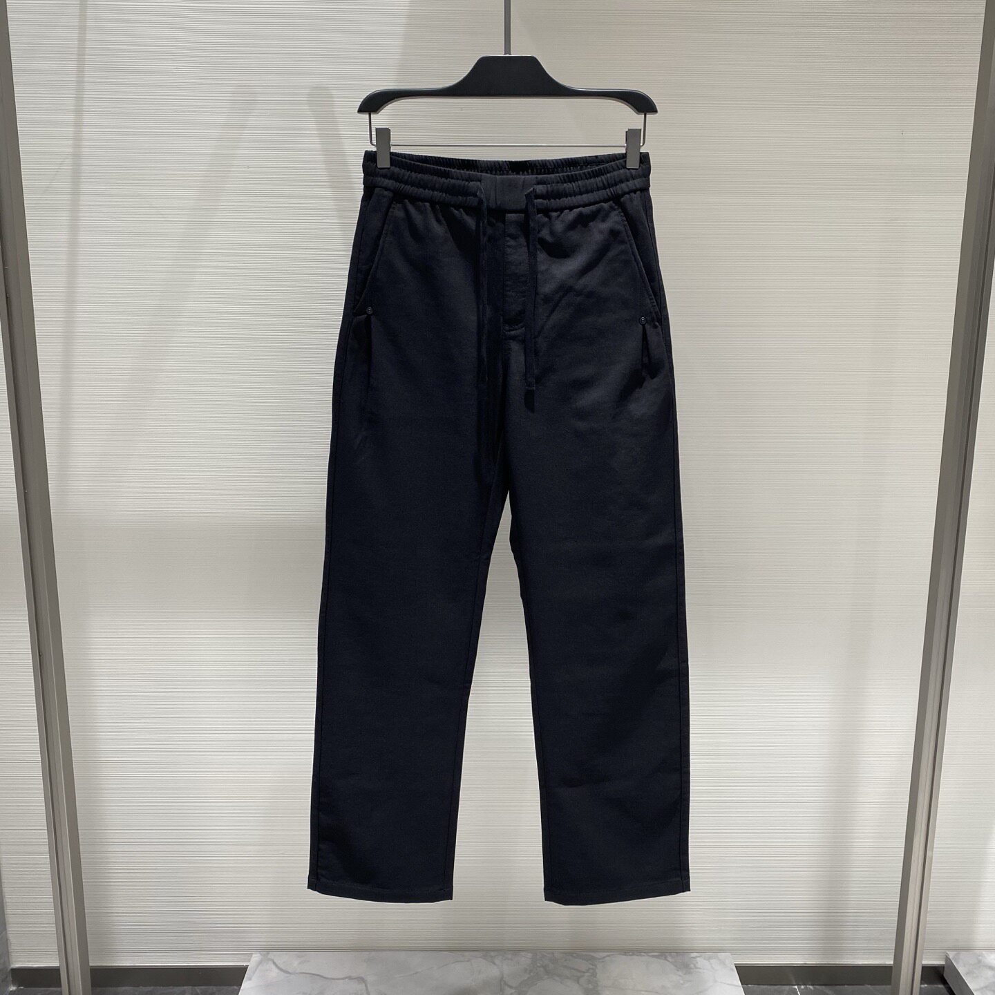 AOLAMA奥拉玛 男装26秋冬新款后兜印花男士加绒直筒休闲裤 663427