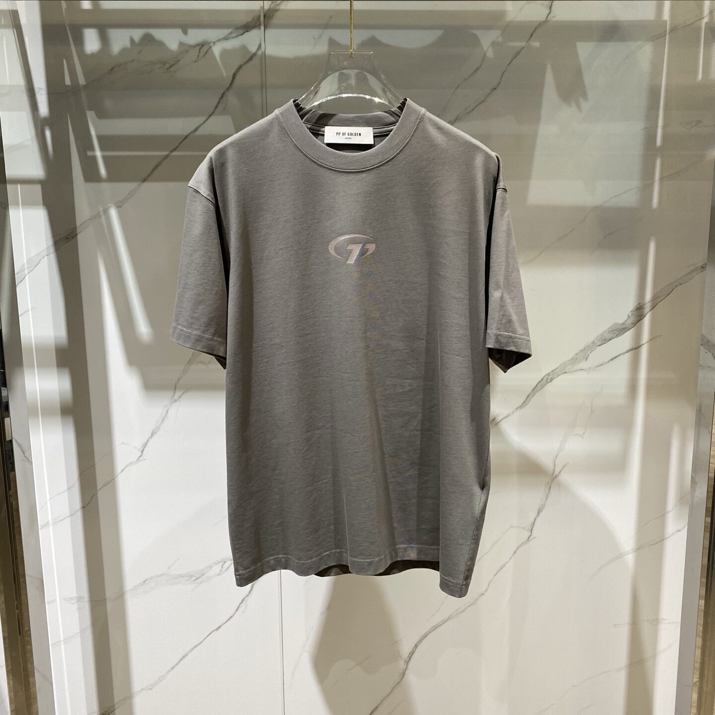 PP OF GOLDEN 26春夏新款logo字母印花男士短袖T恤622710