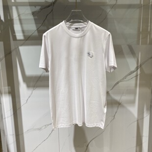 Lagerfeld 短袖 26春夏新款 饰印花男士 T恤 金属老佛爷装 Karl