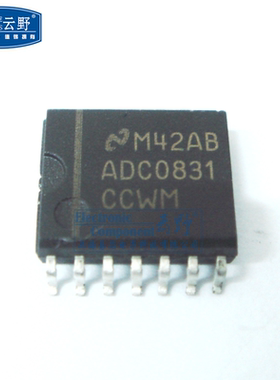 【高科美芯】ADC0831CCWM SOL14 8 位-Bit ADC, 差分输入 模拟至