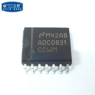 【高科美芯】ADC0831CCWM SOL14 8 位-Bit ADC, 差分输入 模拟至