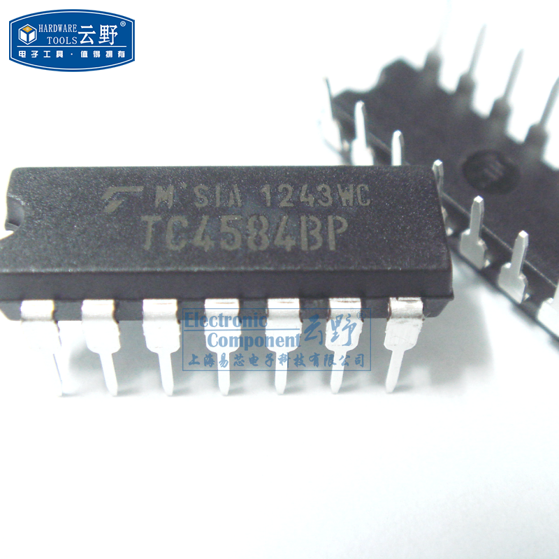 【高科美芯】IC集成电路TC4584BP DIP14直插 施密特触发反相器 4m