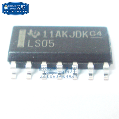 【高科美芯】IC集成电路74LS05 SOP14 窄体 6-Bit开路集极 反相