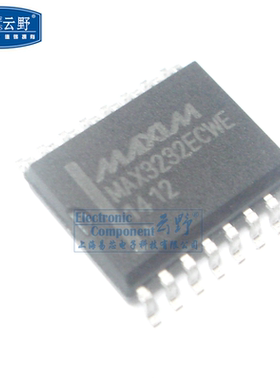 【高科美芯】IC集成电路MAX3232ECWE SOL16宽体RS-232线路驱动器