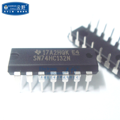 【高科美芯】IC集成电路SN74HC132N DIP14直插 四路2输入与非门