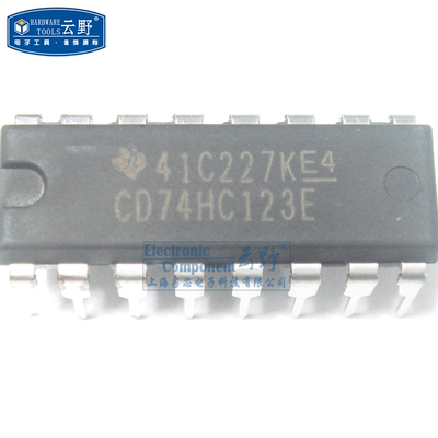 【高科美芯】IC集成电路CD74HC123E DIP16直插 单稳态多谐振荡器