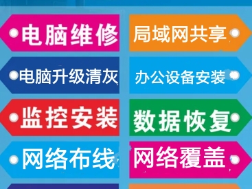 重庆电脑维修上门无网络维护、电脑黑屏蓝屏开不了机清灰重装系统