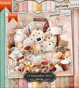 剪贴素材相册相框素材PNG 质感复古蛋糕杯具咖啡吃货水印素材Y129