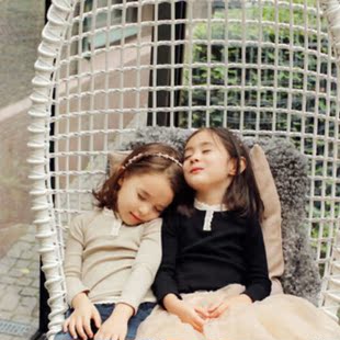 韩版  宝宝 百搭女童装 螺纹 秋装 立领 长袖 T恤 基本款 打底衫