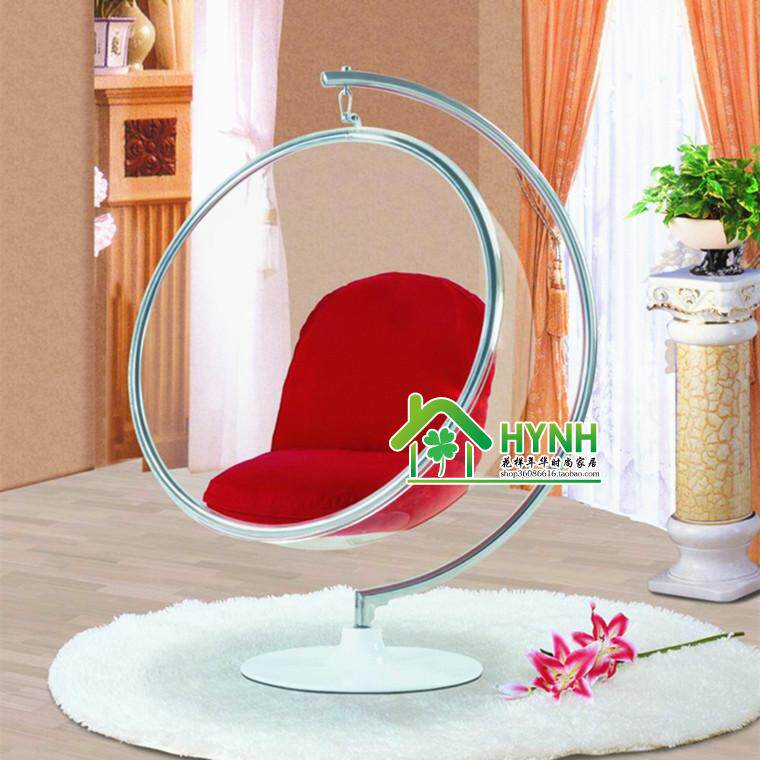 工厂直销 秋千椅落地泡泡椅 透明吊椅半球椅/亚克力/BUBBLE CHAIR