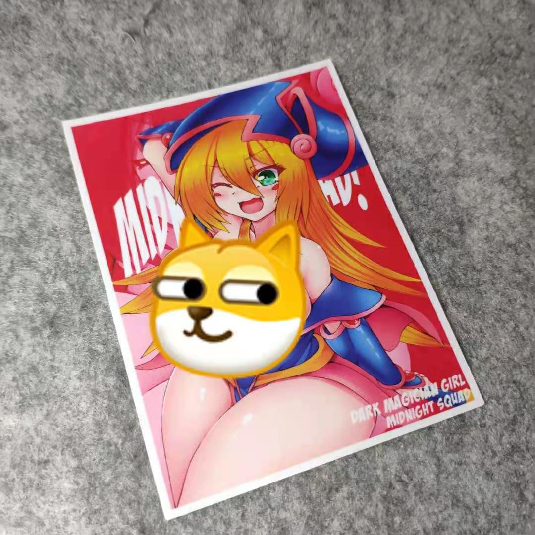 可爱二次元萌女改装车机车摩托个性贴滑板卡通遮痕个性车贴D1910