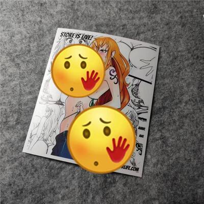 个性日漫卡通恶搞搞笑贴画摩托