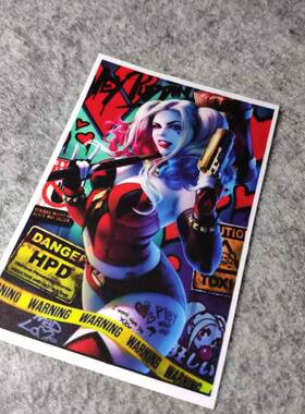 小丑女复仇者联盟潮流改装汽车贴摩托贴纸划纹烫画车贴D1810