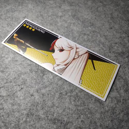 冷艳美女划纹贴画二次元个性汽车