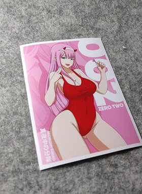 二次元日系个性老婆酱JDM侧窗改装痛车摩托贴电动车潮流烫画D2156