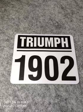 改装车机车摩托个性贴纸滑板卡通triumph装饰遮痕个性车贴D901