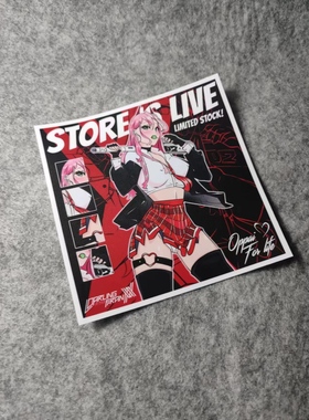 动漫二次元超级日漫烫画划纹贴卡通美女车贴画摩托贴D2911