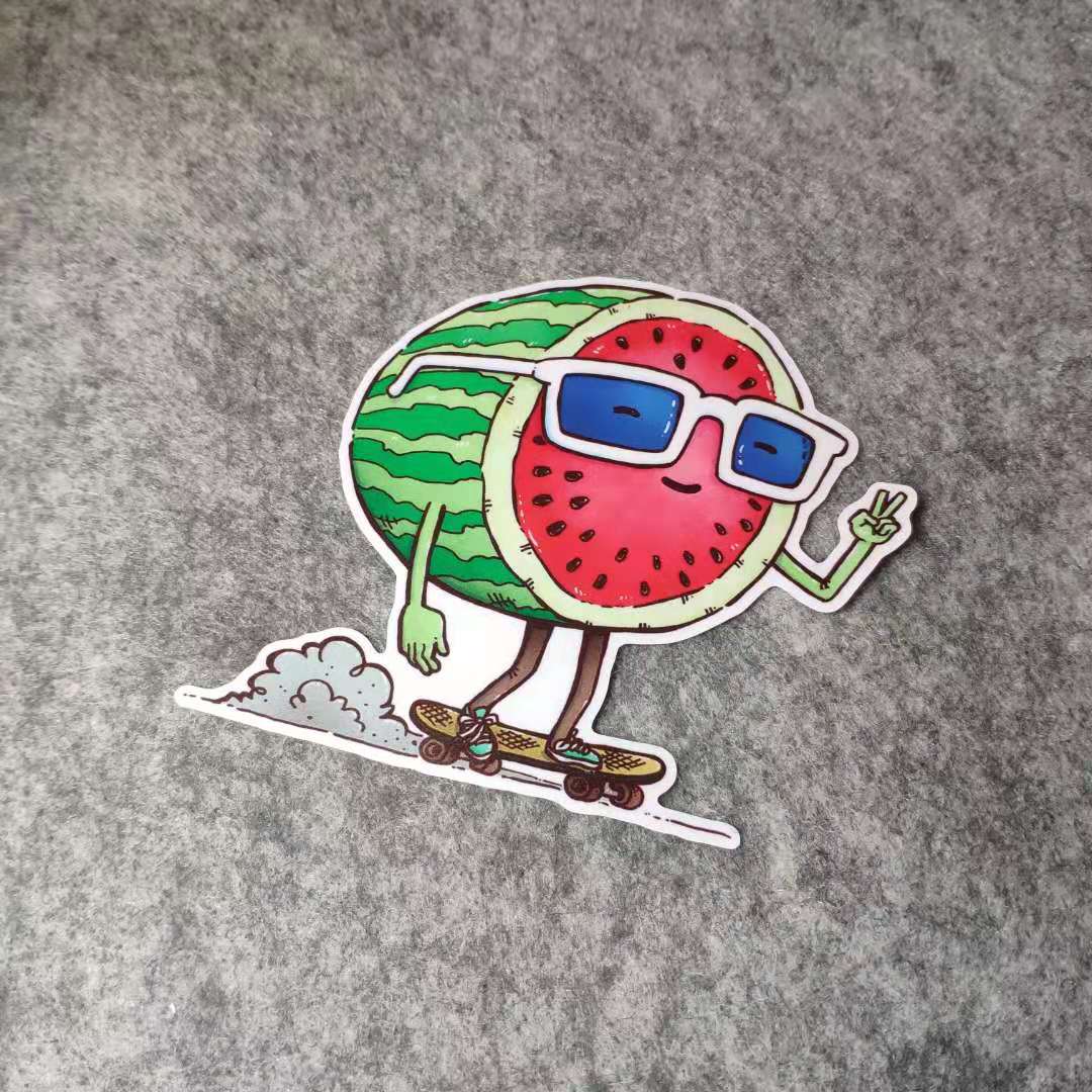 卡通搞笑内饰划痕改装车贴