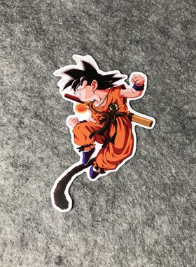 七龙珠赛亚人个性汽车摩托改装车贴窗划痕遮挡漂移机车摩托D736