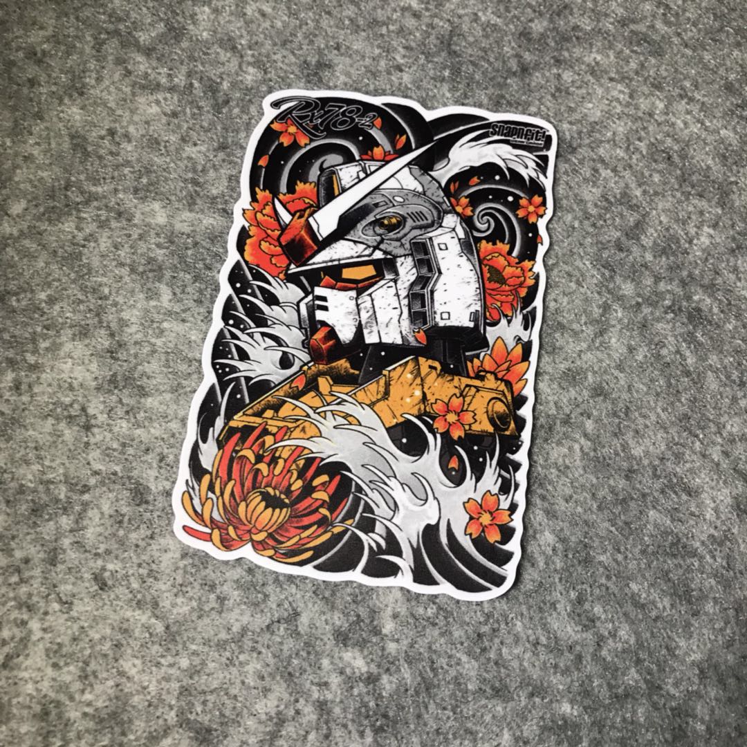 敢达高达机动机器人贴touge后窗