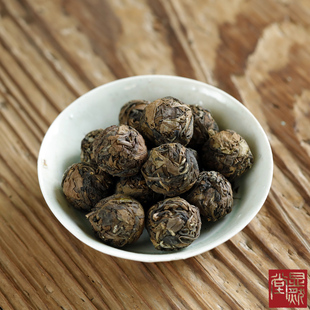 显然堂 福鼎白茶   纯手工2018老白茶小龙珠 4.5克/粒 100克