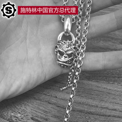 欧美复古纯银吊坠现货