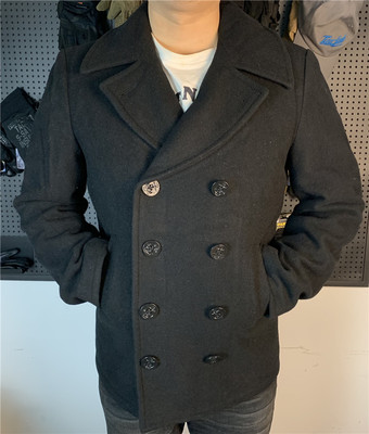 peacoat美国经典海军现货大衣