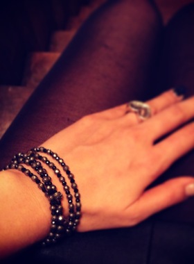 尖晶石骷髅朋克风现货时尚饰品